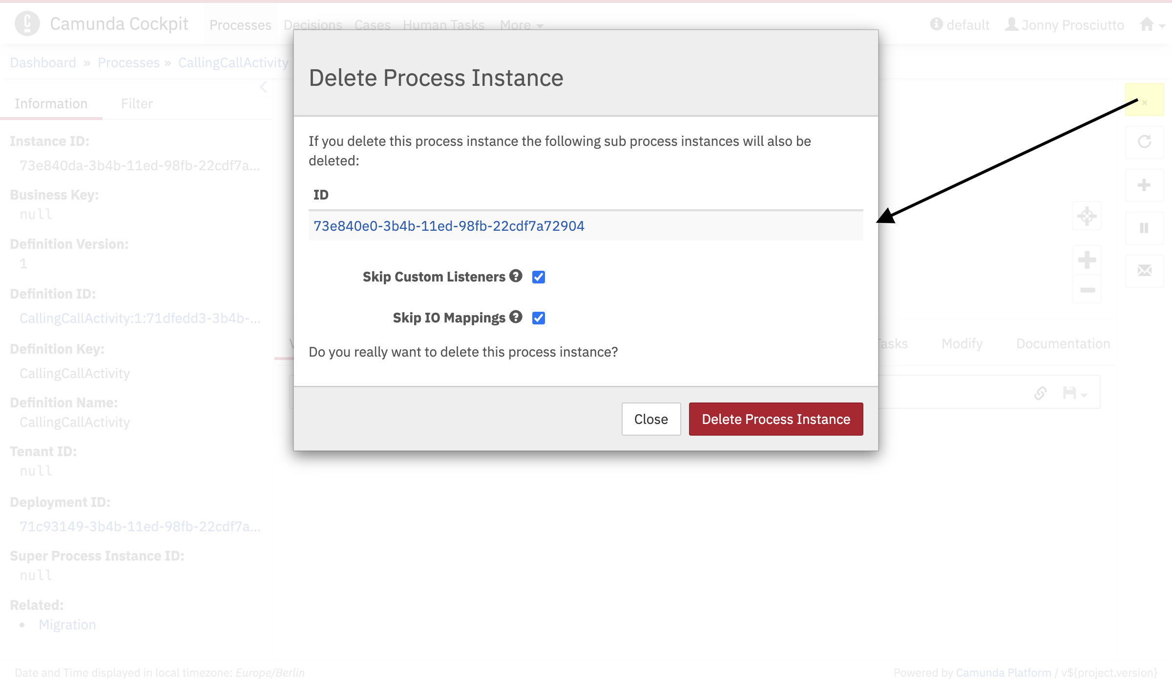 Cancel Instances