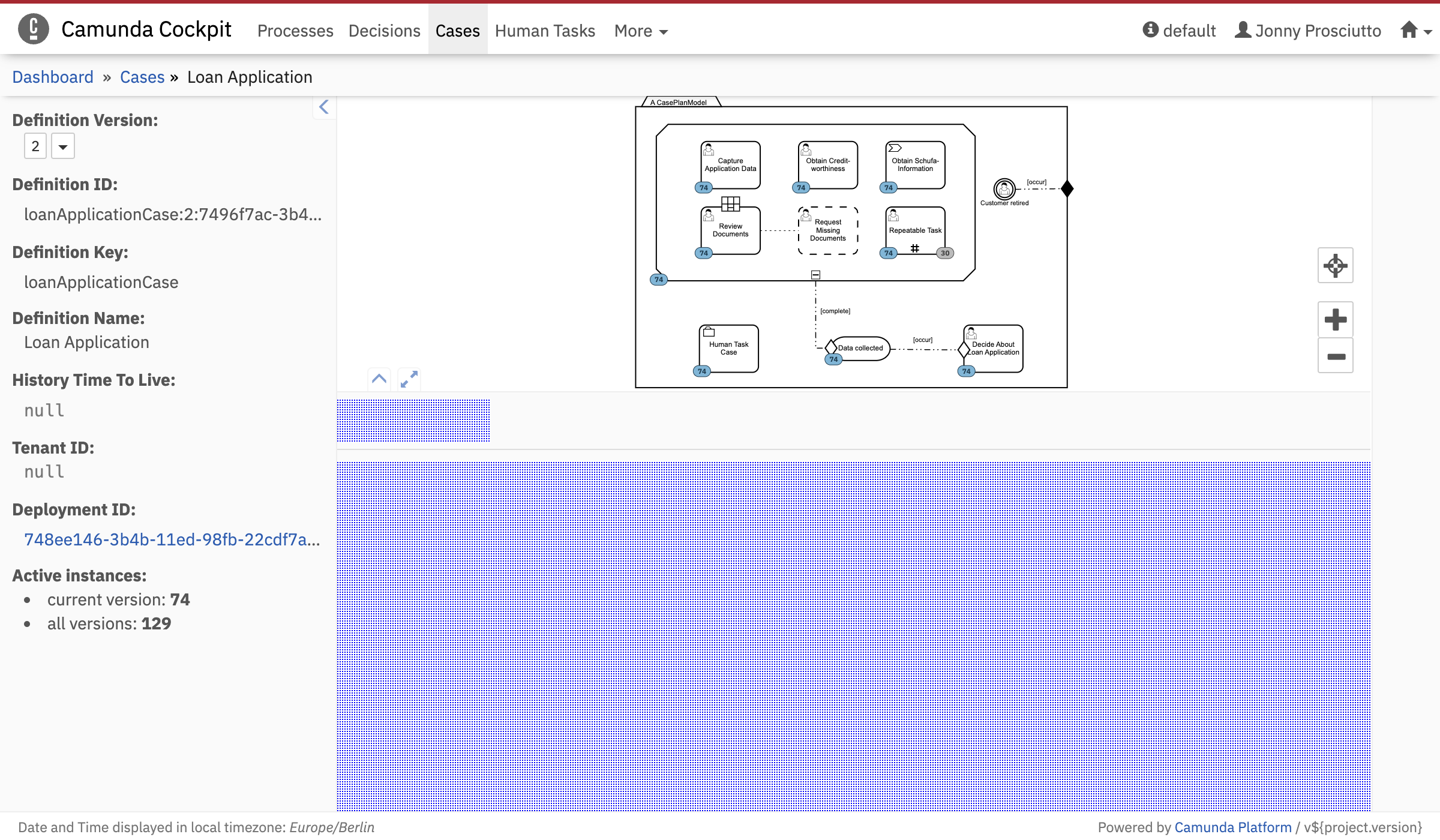 Case Definition Tab