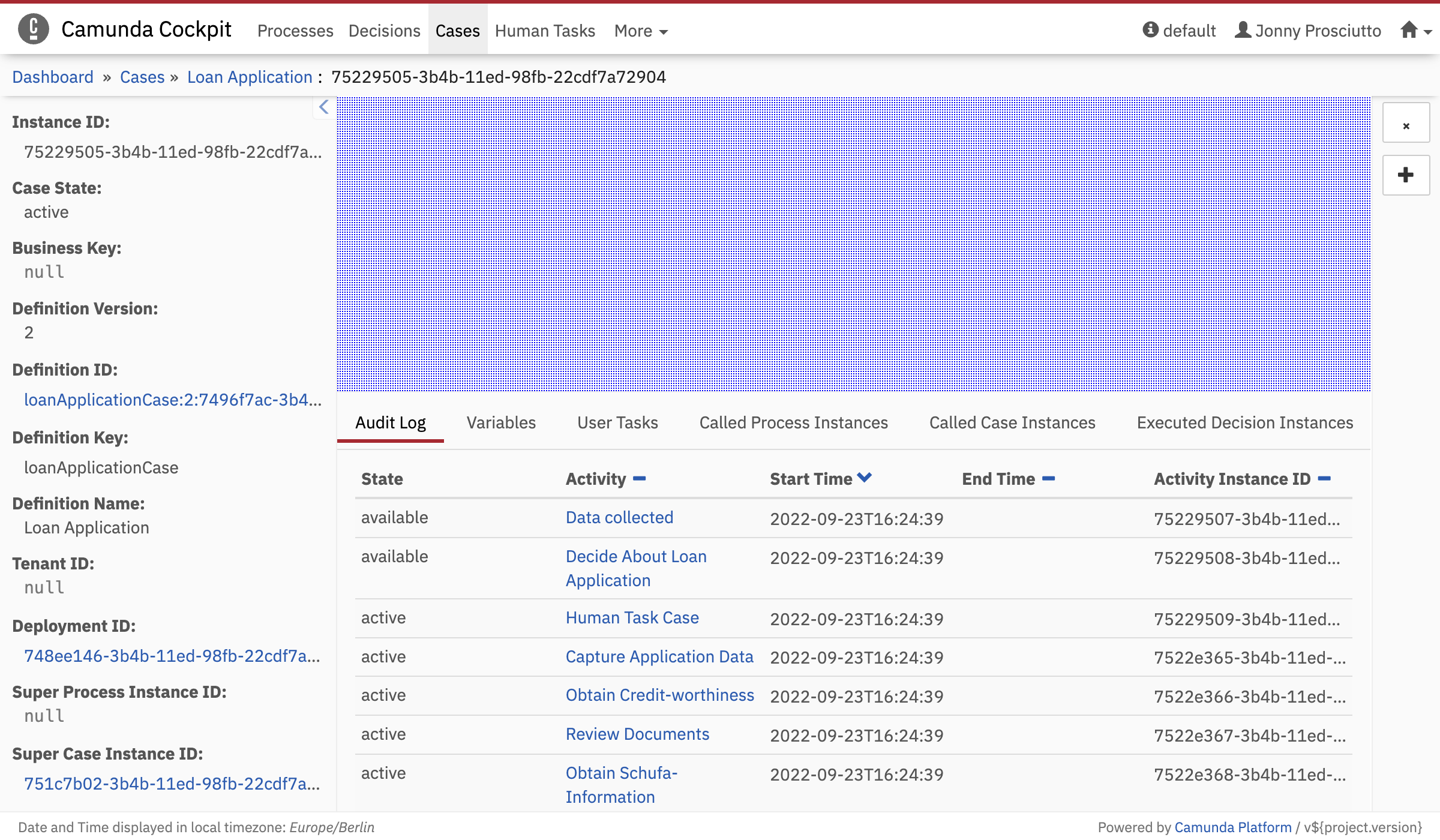 Case Instance Diagram Overlay