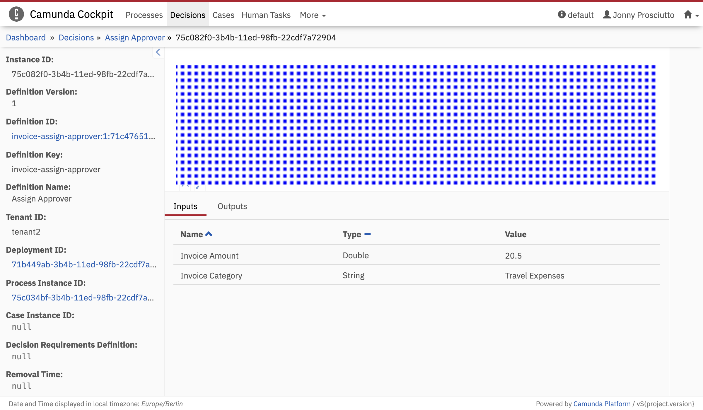 Decision Instance Table